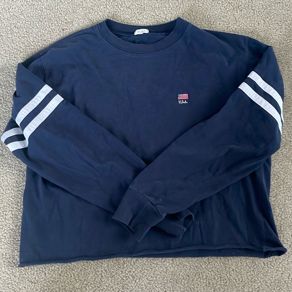 John Galt OS Cropped Long sleeve